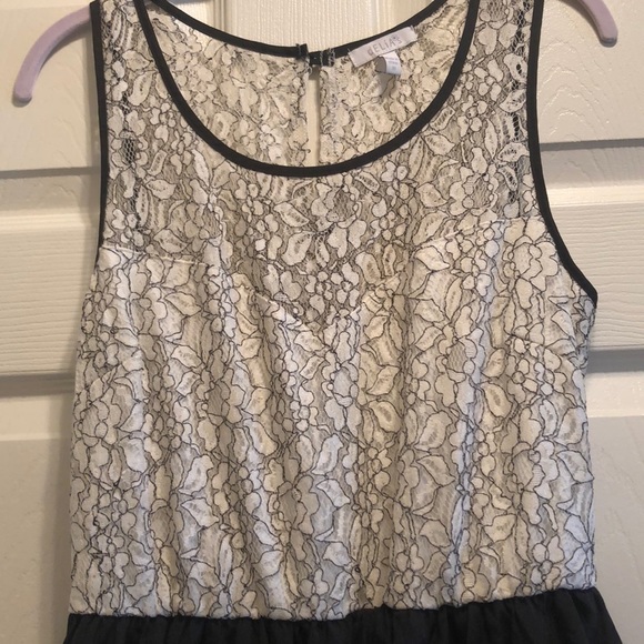 Delia’s Black and White Dress With Lace Details - Picture 2 of 3